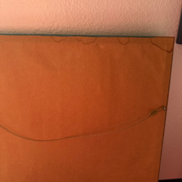 Framed Caste Paper Sculpture Great Blue Heron Signed - Picture 13 of 13